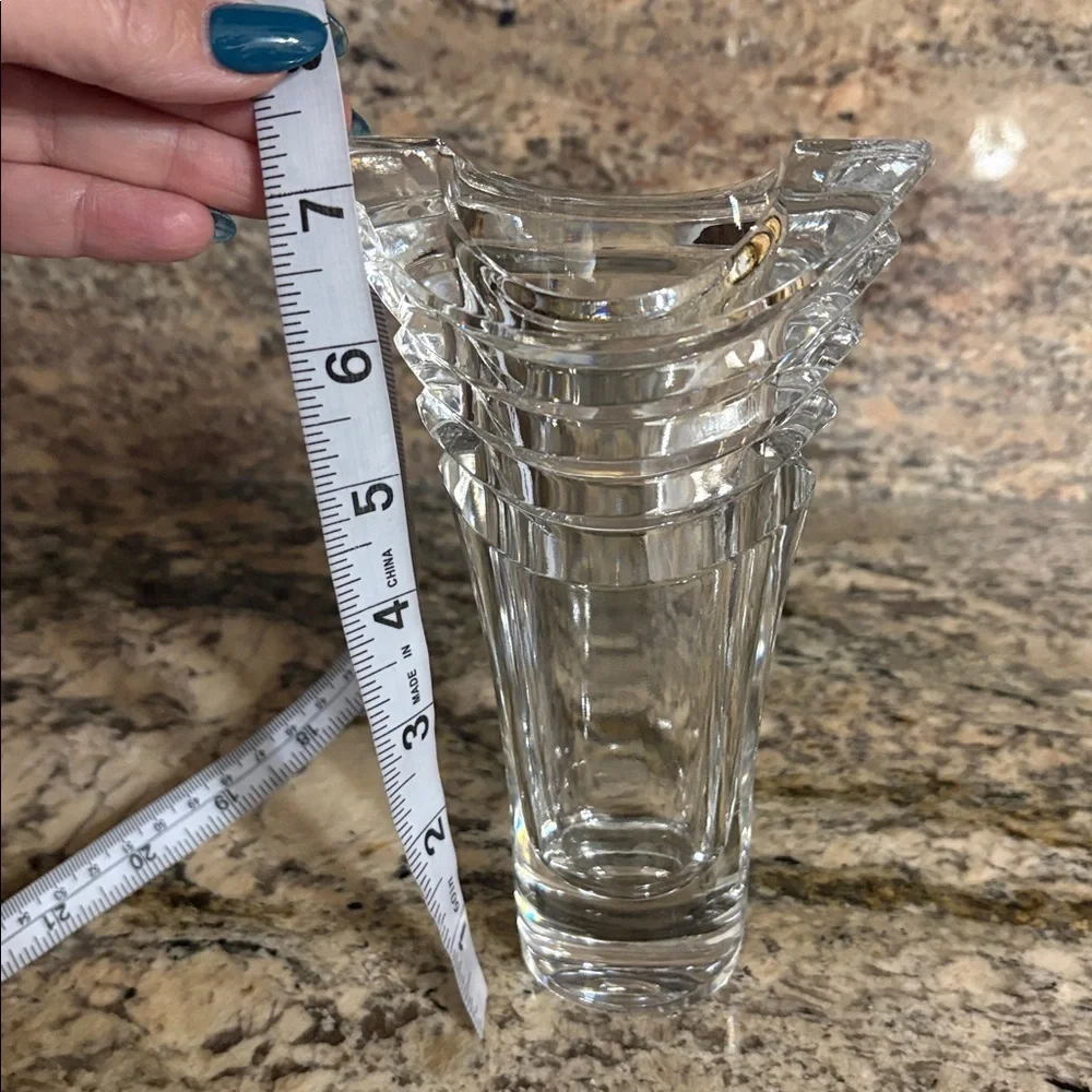 Lenox ovation crystal Azar bud Vase 7 inches VINTAGE